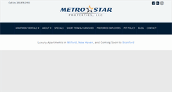 Desktop Screenshot of metrostarproperties.com